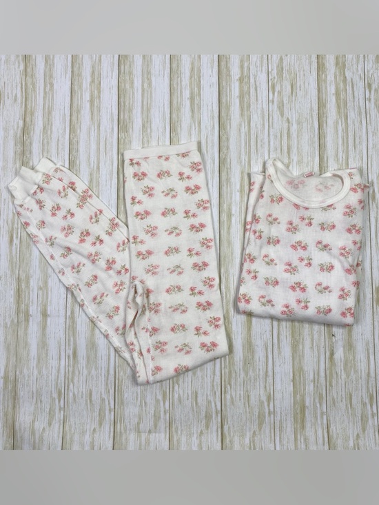 Vintage Other - Vintage J.E. Morgan Arctex Lites White Floral Thermal Long Johns